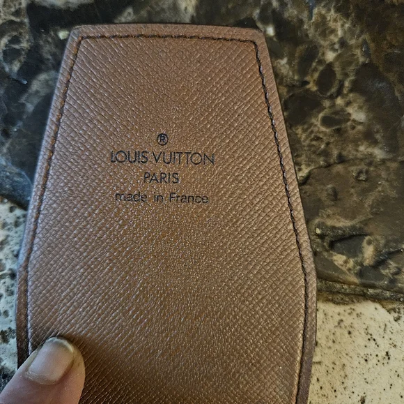 Louis Vuitton Canvas monogram Cigarette Cigar Tampon Holder fold in Flap - Picture 8 of 11